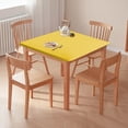 thumbnail image 1 of Square Tablecloth Cover | 33.86x33.86 Inch Elastic Fitted Table Cover | Dustproof Stain Resistant Wrinkle-Free Polyester | Versatile for Dining Card Poker Tables | 1 Pack | Multiple Colors, 1 of 6