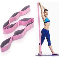 INDMIRD Stretch Strap, Elastic Yoga Stretching Strap, Multi-Loop for Physical Therapy, Pilates, Yoga, Dance & Gymnastics Exercise and Flexible Pilates Stretch Band