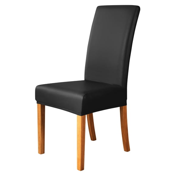 Stretch Suede Chair Slipcover Soft Washable Chair Protector Seat Covers for Dining Room Kitchen Hotel Wedding Banquetwine red