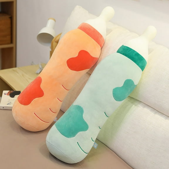 Stretch Super Soft Baby Bottle Doll - 19.7 Inch Plush Toy with Down Cotton Filling, Washable & Removable Zipper Design, Cute Gift for Home, Dorm Decor, Valentine's/Christmas