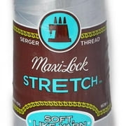 Stretch Textured Nylon Light Grey Serger Thread MWN-32432