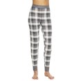 thumbnail image 1 of Stretch Thermal Legging Grey Buffalo Check / M, 1 of 2