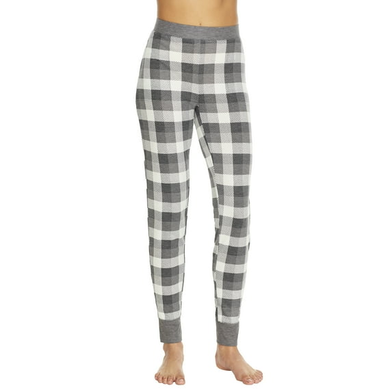 Stretch Thermal Legging Grey Buffalo Check / M