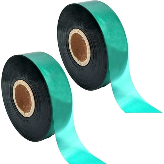 Stretch Tie Tape Roll,Bexikou 2 Rolls 147ft Garden Tie Tape,Stretch Tape Plants Ties,Plant Ribbon Garden Green Vinyl Stake Gardening Tools for Indoor Outdoor Patio Plant, Tree, Vegetables, Branches