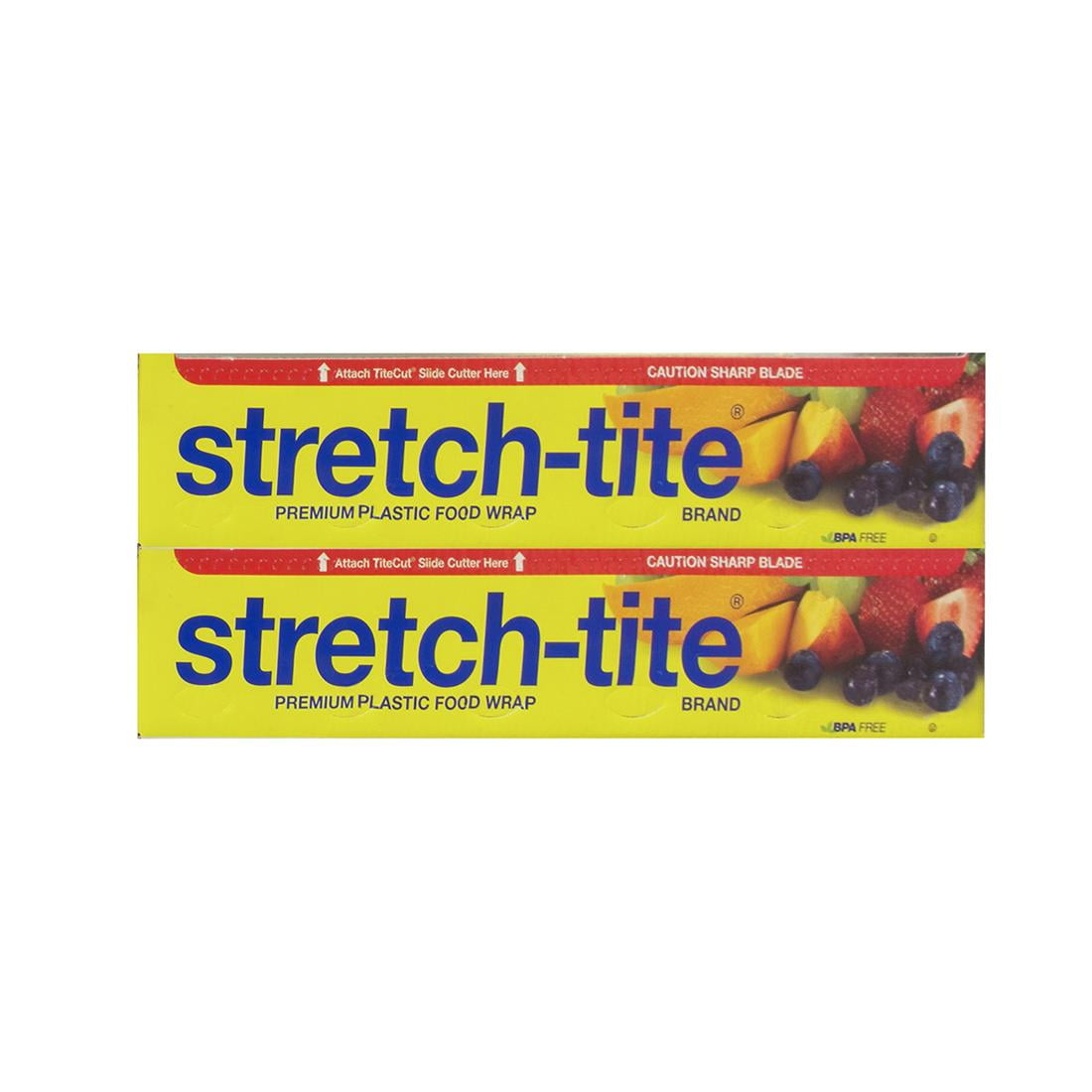  Stretch-tite Plastic Food Wrap, 500 Sq. Ft., 516.12-Ft. x  11.5/8-Inch Rolls (Pack of 4) : Office Products