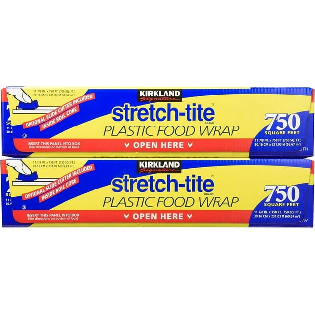 StretchTite Seal Freeze Tight Food Plastic Wrap 11 7/8 X750 Feet 2
