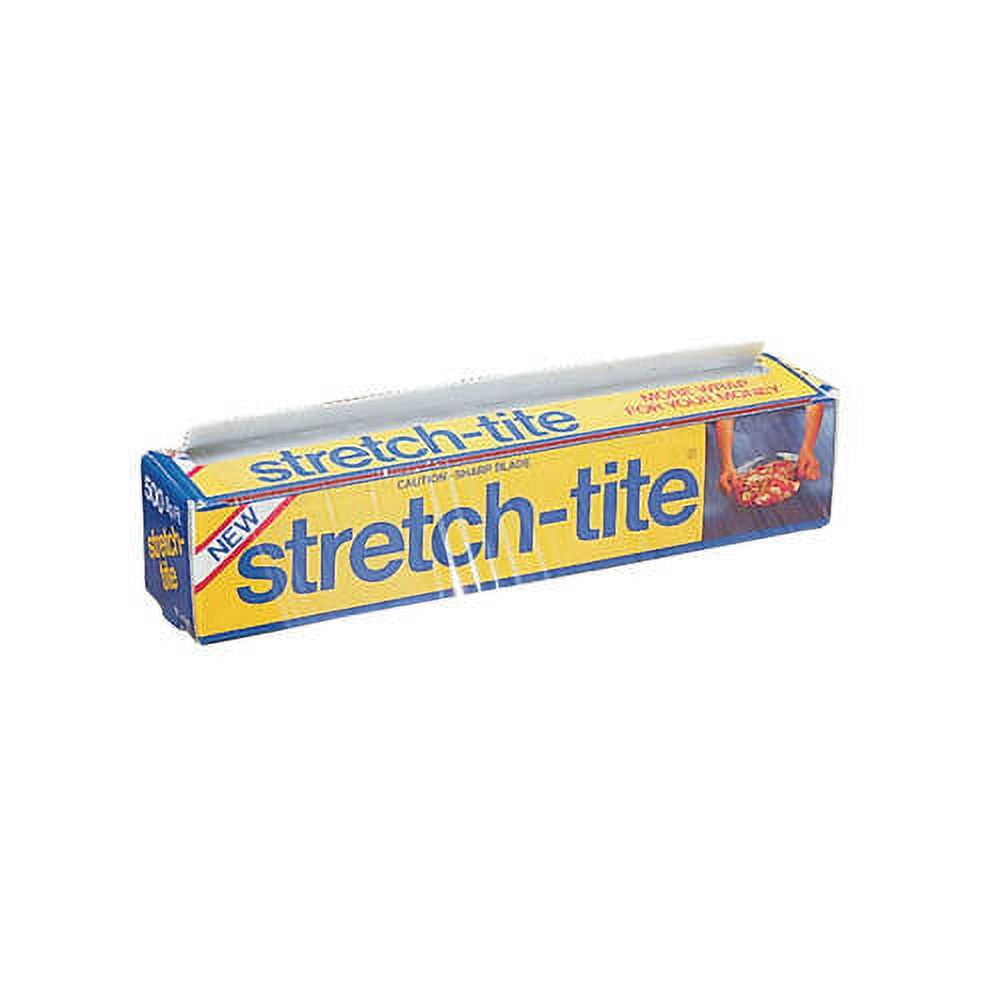Stretch-Tite Premium Food Wrap with Ticket Slide Cutter, 12 x 250', 250  Square Feet 