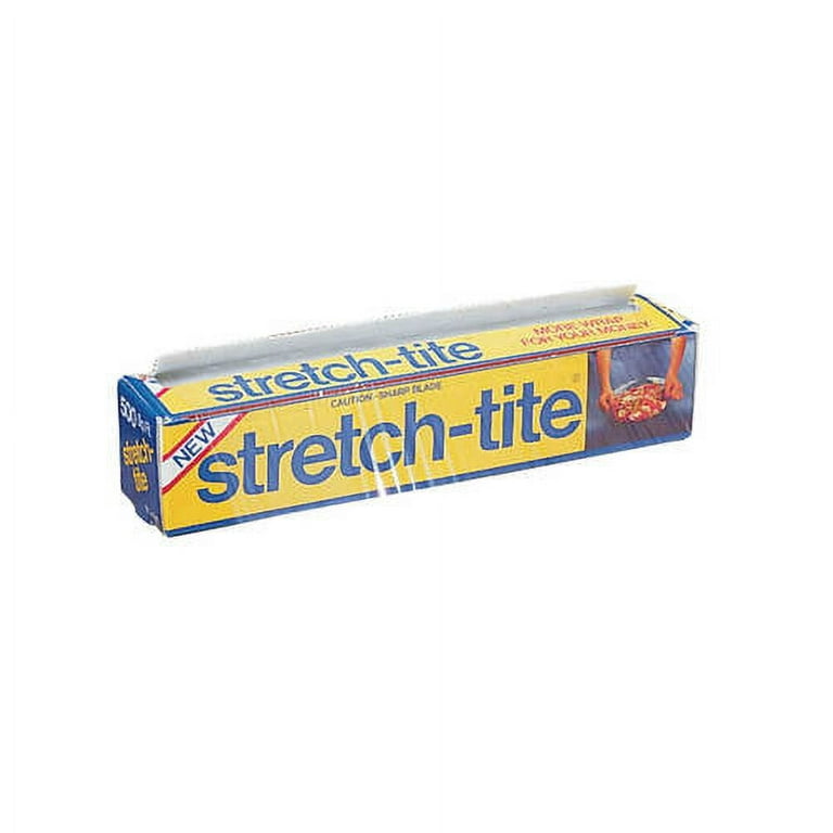 Stretch-Tite Premium Food Wrap with Ticket Slide Cutter, 12 x 250
