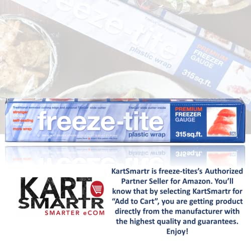 StretchTite's FreezeTite Premium Plastic Freezer Wrap with Slide