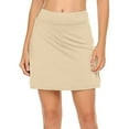 thumbnail image 1 of Stretch Twill Shorts Women Golf Skirts for Women, Tennis Athletic Activewear Skorts Summer Workout Running Mini Skirts with Shorts Beige S, 1 of 4