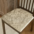 thumbnail image 1 of Stretch Velvet Chair Seat Cover with Elastic Band,Non-Slip Polyester Fabric for Dining and Office Chairs,Universal Fit Decorative Protector for Home and Hotel Use(Beige), 1 of 7