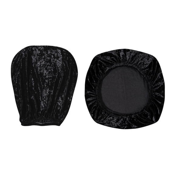 Stretch Velvet Office Computer Chair Seat Covers, Removable Washable Desk Chair Seat Cushion Protectors -
