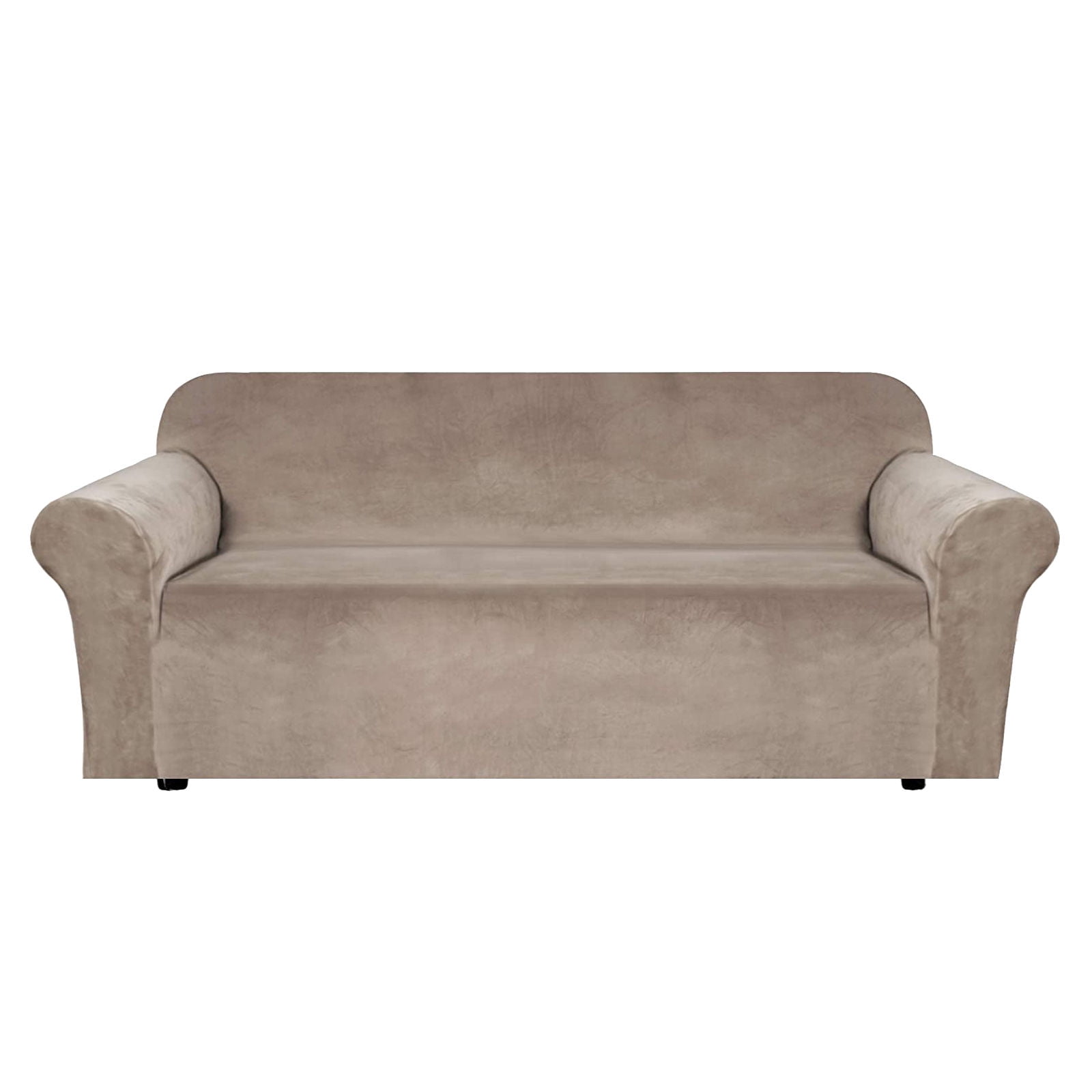 Stretch Velvet Sofa Slipcover,Non Slip Sofa Cover Washable Couch Cover
