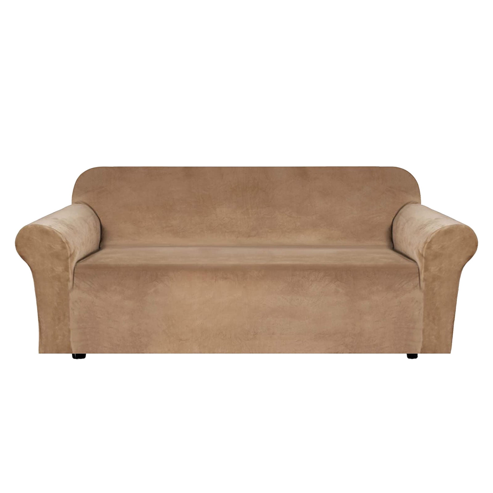 Stretch Velvet Sofa Slipcover,Non Slip Sofa Cover Washable Couch Cover