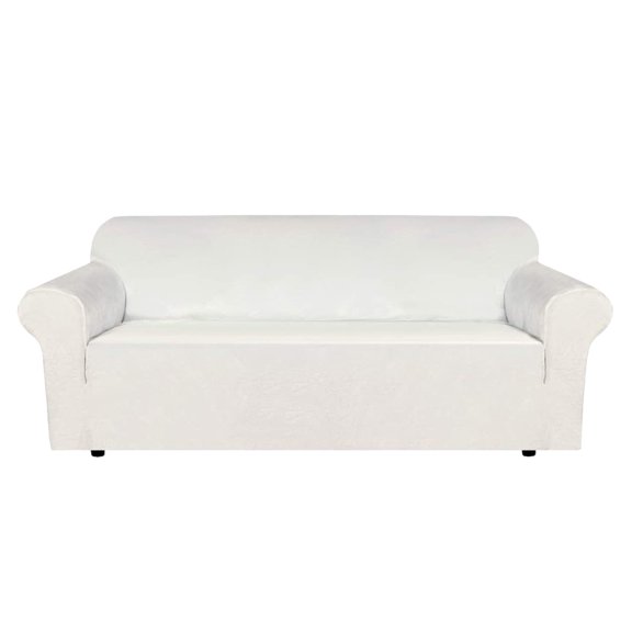 Stretch Velvet Sofa Slipcover,Non Slip Sofa Cover Washable Couch Cover