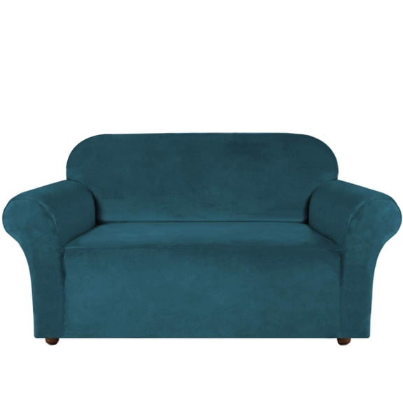 Stretch Velvet Sofa Slipcover,Non Slip Sofa Cover Washable Couch Cover