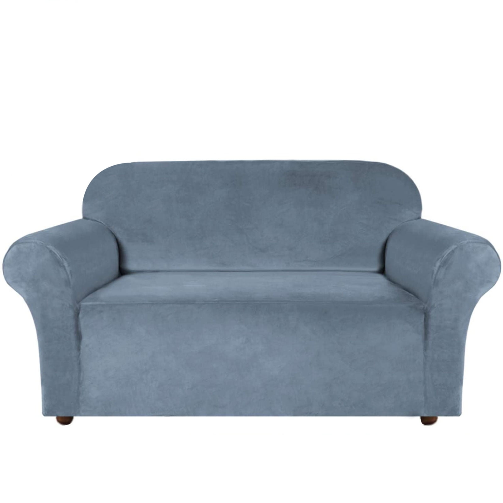 Stretch Velvet Sofa Slipcover,Non Slip Sofa Cover Washable Couch Cover