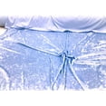 thumbnail image 1 of Stretch Velvet Spandex Fabric Apparel Ice Blue G102, 1 of 1