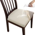 thumbnail image 1 of Stretch Waterproof Chair Seat Covers - Dining Room Chair Slipcovers - Anti-Spill Jacquard Fabric Protectors for Kitchen & Dining Chairs, 1 of 8