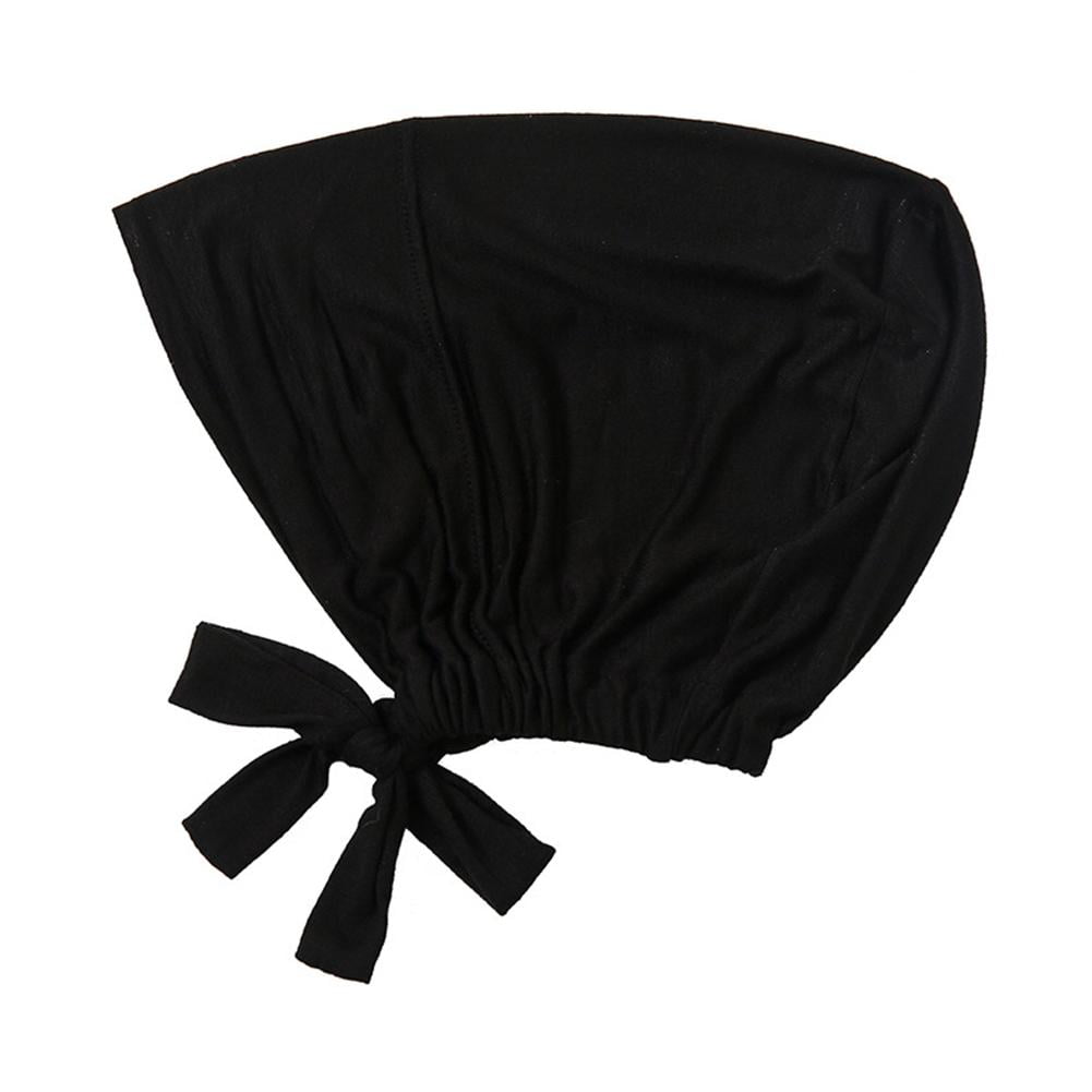 Stretch Women Muslim Turban Cap Inner Hijab Islamic Underscarf Bonnet H ...