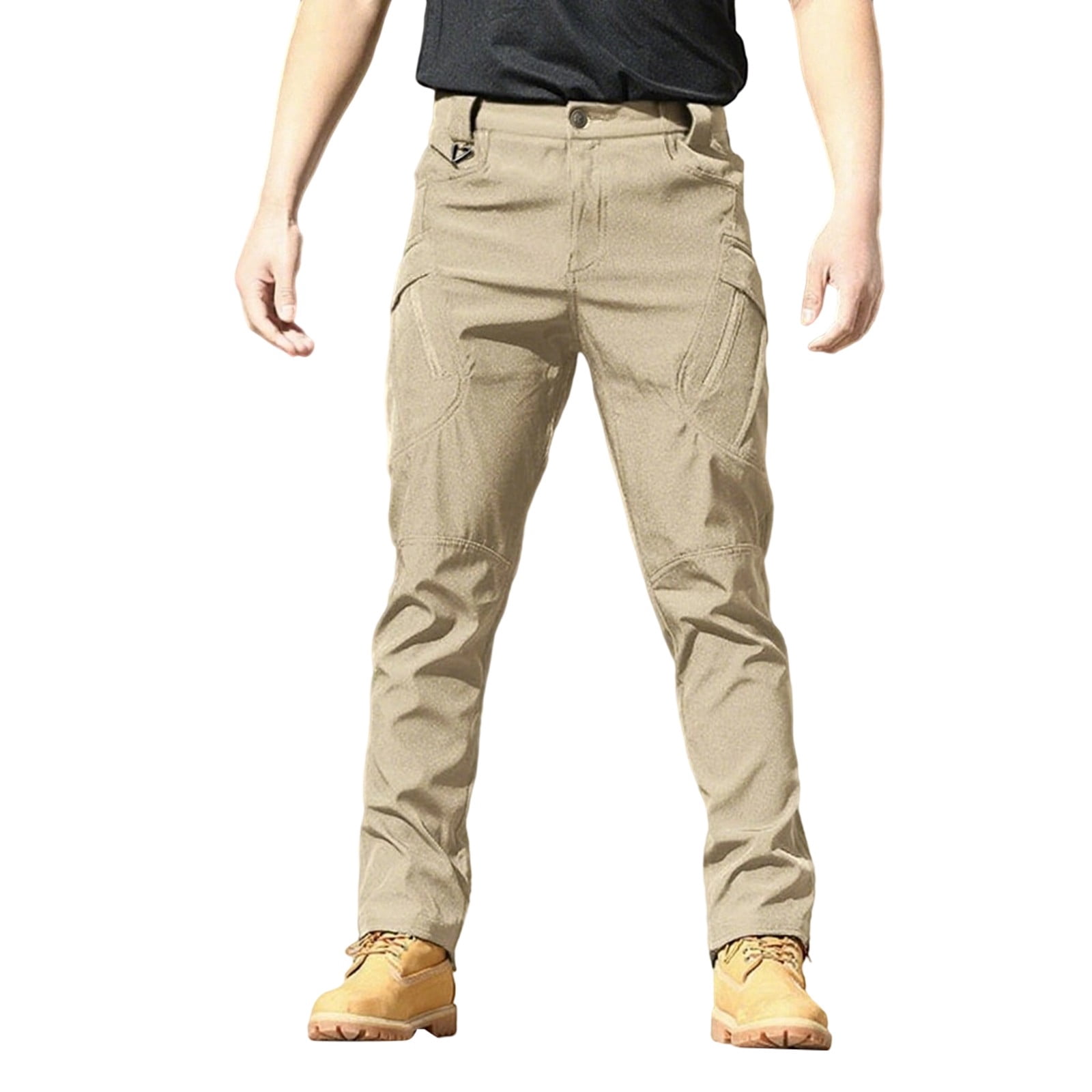 Stretch Work Pants Men's Slim Fit Casual Outdoor Softshell - Walmart.com