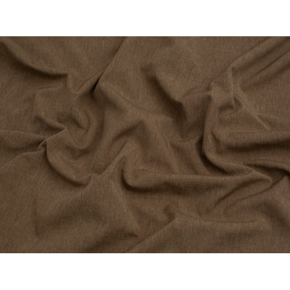 Stretch Woven Fleece Back Soft Shell Coating Fabric Soft Brown - per yard