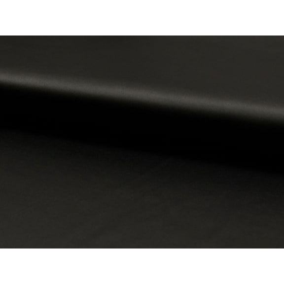 Stretch Woven Polyester Satin Fabric Black - per yard