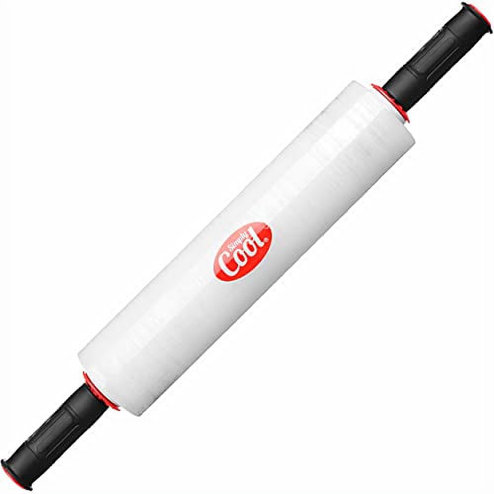 Stretch Wrap with Handle Industrial Strength 1 Pack 15" x 1100 Sq Ft 60 Gauge Thick Clear