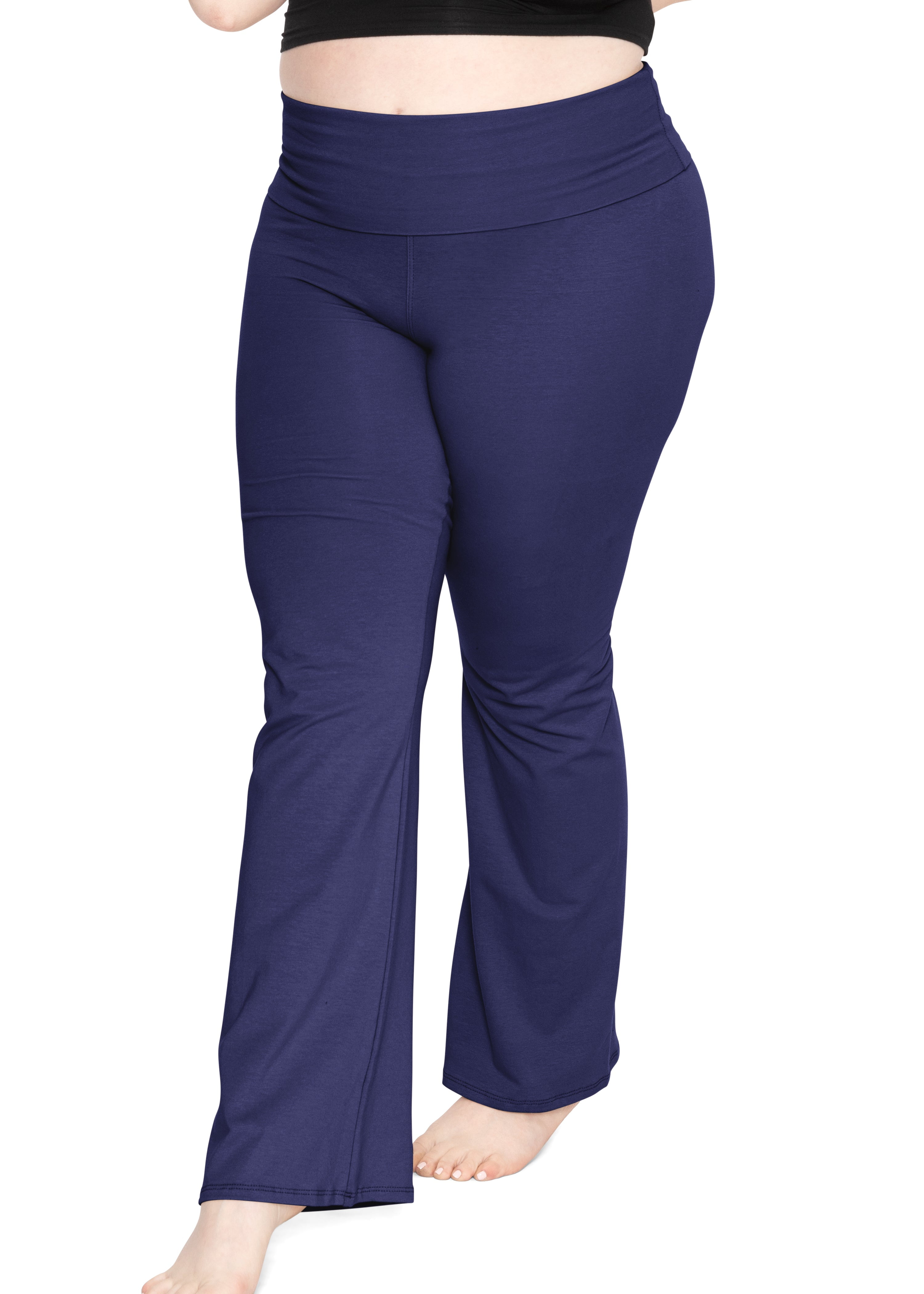 Stretch is Comfort Women's Foldover Yoga Pant | Adult Small -7x