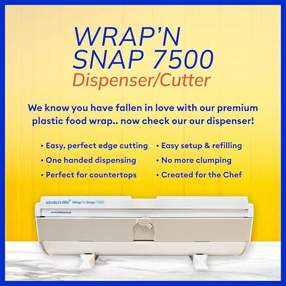 Stretch-tite Plastic Food Wrap, 500 Sq. Ft., 516.12-Ft. x 11.5/8-Inch Rolls (Pack of 4)