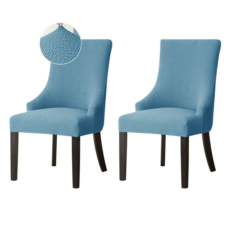 Stretch wingback Side Chair slipcover, Plaid armless wingback