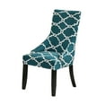 thumbnail image 1 of Stretch wingback Side Chair slipcover Printed, armless wingback Chair Cover with Elastic Bottom Sloping Armchair Covers Removable Washable Armchair Covers-AH-1 Pcs, 1 of 8