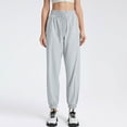 thumbnail image 1 of StretchActive Pants for Women Ultra Stretch Breathable Tapered Athletic Joggers for Lounge & Workout Light Gray 2XL, 1 of 8