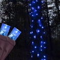 thumbnail image 1 of StretchNet Pro Expandable Christmas Net Lights, Tree Wrap Lights - Trunk Wrap Lights, Column Wrap Lights (50 Lights, 20" x 45" Net, Blue Trunk Wrap Lights, Brown Wire)&nbsp;, 1 of 6