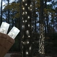 thumbnail image 1 of StretchNet Pro Expandable Christmas Net Lights, Tree Wrap Lights - Trunk Wrap Lights, Column Christmas Lights - Column Wrap Lights (50 Lights, 20" x 45" Net, Cool White Trunk Wrap Lights, Brown Wire), 1 of 7