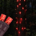 thumbnail image 1 of StretchNet Pro Expandable Christmas Net Lights, Tree Wrap Lights - Trunk Wrap Lights, Column Christmas Lights - Column Wrap Lights (50 Lights, 20" x 45" Net, Red Trunk Wrap Lights, Brown Wire), 1 of 6