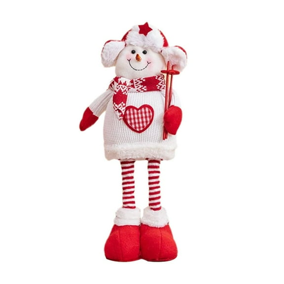 Stretchable Christmas Dolls with Festive Designs for Holiday Decor