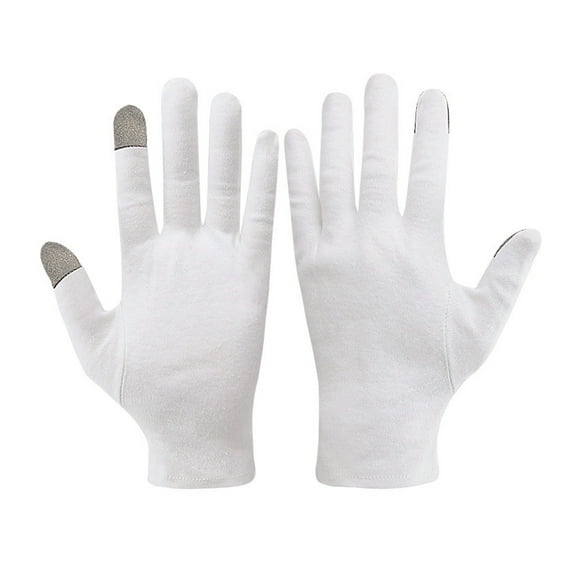 Stretchable Cotton Gloves Screen Touch Sweat Resistant Unisex Handwear Short Handgloves For Daily Commuters and Worker