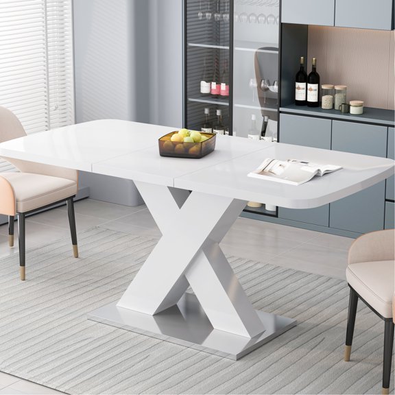 Stretchable Design, High-Quality MDF & Metal - Ideal for Dining Room, Adds Charm to Your Space