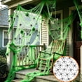 thumbnail image 1 of Stretchable Halloween Creepy Gauze Net Decor, Spooky Mesh Cloth with Plastic Bug Ornaments, Large 78.7×39.4in Fake Cobweb Fabric for Porch Fence Wall Indoor Outdoor Halloween Party Yard Decoration, 1 of 5