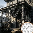 thumbnail image 1 of Stretchable Halloween Creepy Gauze Net Decor, Spooky Mesh Cloth with Plastic Bug Ornaments, Large 78.7×39.4in Fake Cobweb Fabric for Porch Fence Wall Indoor Outdoor Halloween Party Yard Decoration, 1 of 6