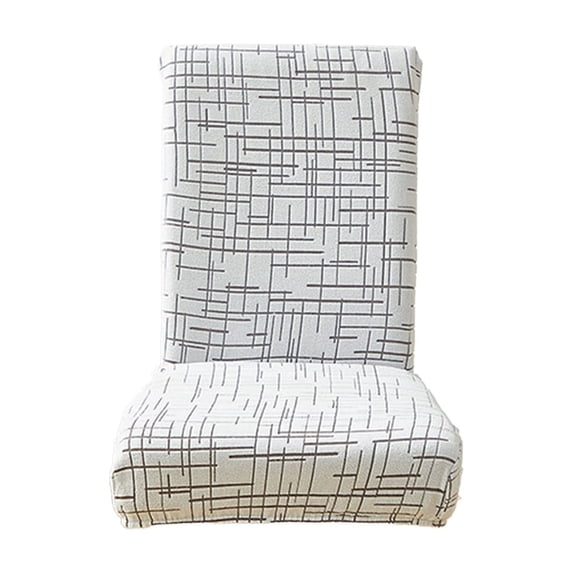 Stretchable Office Desk Chair Slipcover Washable Polyester Seat Protector Cushion Cover For Home Workspace Gray