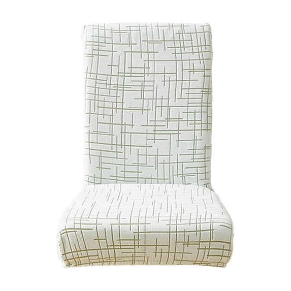Stretchable Office Desk Chair Slipcover Washable Polyester Seat Protector Cushion Cover For Home Workspace Green