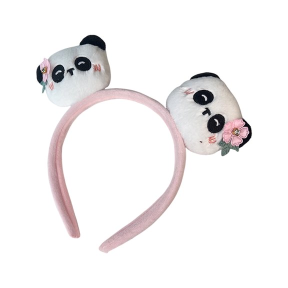 Stretchable Panda Themed Hair Accessory With Cartoon Design Headband Hair Decors For Teen Girls And Fashion Enthusiasts