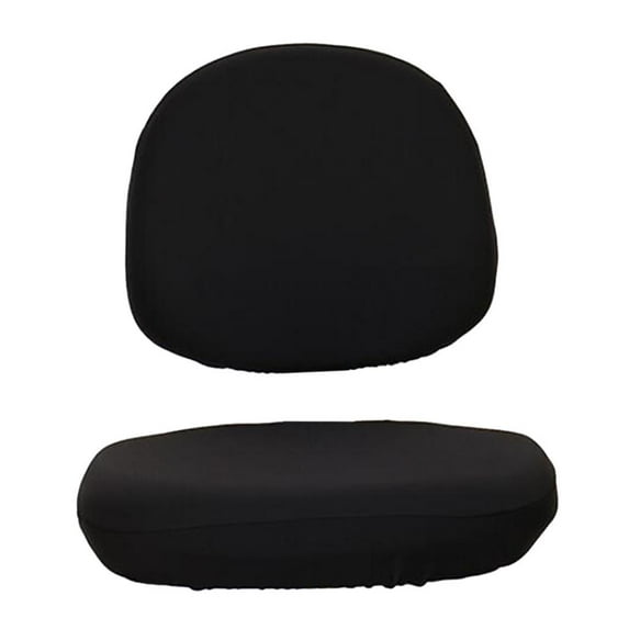 Stretchable Removable computer and office Swivel Rotate Arm Chair Cover Slipcover Universal - Black, Seat Size Back Size