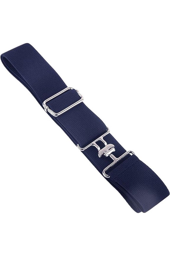 Stretchable Riding Belt With Shark Buckle Multiuse And Simple Waistband For Equestrian Lover And Outdoor Adventures