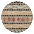 thumbnail image 1 of Stretchable Round Table Cover with Bohemian Floral Design - Colorful Elastic Edge Tablecloth - Fits 52-56 Inch, 1 of 7
