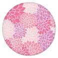 thumbnail image 1 of Stretchable Round Tablecloth with Bohemian Floral Pattern - Elastic Hem for Secure Fit - Fits 52 to 56 Inch Tables, 1 of 7