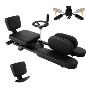 Stretcher Split Machine, 330LBS Flexibility Training Equipment, Stable Durable Leg Stretching Training Machine, 210 Adjustment For Home Gym indoor, Black