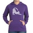 thumbnail image 1 of Stretching Cat - Women's Word Art Hooded Sweatshirt, 1 of 2